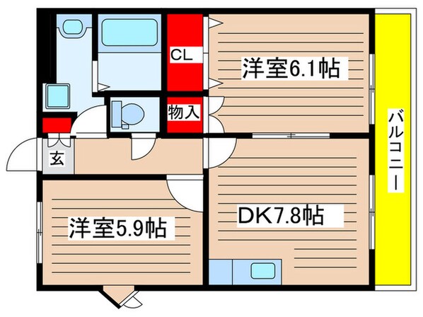 フローリストＴｓｕｚｕｋｉの物件間取画像